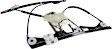 Front and Rear, Driver Side Power Window Regulator, Without Motor