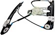 Front and Rear, Driver Side Power Window Regulator, Without Motor