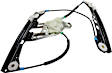 Front and Rear, Driver Side Power Window Regulator, Without Motor