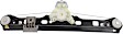 Front and Rear, Driver Side Power Window Regulator, Without Motor