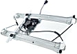 Front, Driver and Passenger Side Power Window Regulator, With Motor