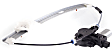 Front, Driver and Passenger Side Power Window Regulator, With Motor