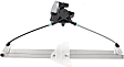 Front, Driver and Passenger Side Power Window Regulator, With Motor