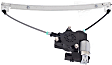 Front and Rear, Passenger Side Window Regulators, Power, With Motor