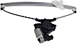 Front and Rear, Driver and Passenger Side Power Window Regulator, With Motor