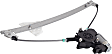 Front, Driver and Passenger Side Power Window Regulator, With Motor