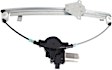 Front, Driver and Passenger Side Power Window Regulator, With Motor