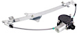 Front, Driver and Passenger Side Power Window Regulator, With Motor