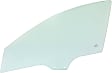 2010-2013 Mazda 3 - Front, Driver and Passenger Side Door Glasses, Green Tint, Replaces NAGS No. FD24234 GTNN, FD24235 GTNN