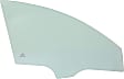 2010-2013 Mazda 3 - Front, Driver and Passenger Side Door Glasses, Green Tint, Replaces NAGS No. FD24234 GTNN, FD24235 GTNN