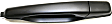2006 Mitsubishi Galant - Rear, Driver and Passenger Side Primed Exterior Door Handle, Without Key Hole
