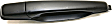 2006 Mitsubishi Galant - Rear, Driver and Passenger Side Primed Exterior Door Handle, Without Key Hole