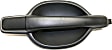 Rear, Driver and Passenger Side Textured Black Exterior Door Handle, Without Key Hole, Sport Utility
