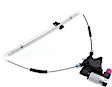 Rear, Driver and Passenger Side Window Regulators Power, with Motor