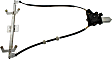 Rear, Driver and Passenger Side Power Window Regulator, With Motor