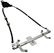 Rear, Driver and Passenger Side Power Window Regulator, With Motor