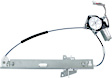 Rear, Driver and Passenger Side Power Window Regulator, With Motor