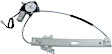 Rear, Driver and Passenger Side Power Window Regulator, With Motor