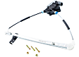 Rear, Driver and Passenger Side Power Window Regulator, With Motor