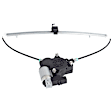 Front and Rear, Driver and Passenger Side Power Window Regulator, With Motor