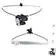 Front And Rear, Passenger Side Power Window Regulator, With Motor