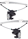 2012 Mazda CX-9 - Rear, Driver and Passenger Side Power Window Regulator, With Motor