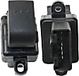 Front and Rear, Passenger Side Window Switches, Black, 1-Button