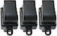 2007 Mazda 3 - Front And Rear, Passenger Side Window Switch, Black, 1 Button