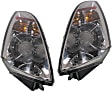 Driver and Passenger Side Halogen Tail Light, With bulb(s), OE Replacement