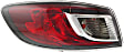 Driver and Passenger Side, Outer Halogen Tail Light, With bulb(s), OE Replacement, Sedan