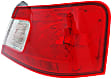2012 Mitsubishi Galant - Driver and Passenger Side Halogen Tail Light, With bulb(s), OE Replacement