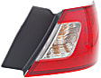 2012 Mitsubishi Galant - Driver and Passenger Side Halogen Tail Light, With bulb(s), OE Replacement