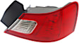 2012 Mitsubishi Galant - Driver and Passenger Side Halogen Tail Light, With bulb(s), OE Replacement