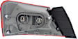 2012 Mitsubishi Galant - Driver and Passenger Side Halogen Tail Light, With bulb(s), OE Replacement