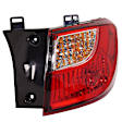 Driver and Passenger Side Tail Lights, With bulb(s), Halogen, Mounts on Body, CAPA CERTIFIED