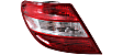 Driver and Passenger Side Tail Lights, with Bulbs, Halogen, For Models Without Curve Lighting
