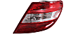 Driver and Passenger Side Tail Lights, with Bulbs, Halogen, For Models Without Curve Lighting