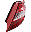Driver and Passenger Side Tail Lights, with Bulbs, Halogen, For Models Without Curve Lighting