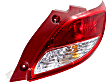 2014 Mazda 2 - Driver and Passenger Side Halogen Tail Light, With bulb(s), OE Replacement