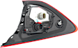 2014 Mazda CX-5 - Driver and Passenger Side, Inner and Outer Tail Lights, with Bulbs, Halogen, Mounts on Body
