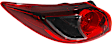 2014 Mazda CX-5 - Driver and Passenger Side, Inner and Outer Tail Lights, with Bulbs, Halogen, Mounts on Body