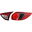 Passenger Side, Inner and Outer Halogen Tail Light, With bulb(s), OE Replacement