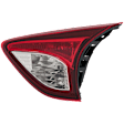 Passenger Side, Inner and Outer Halogen Tail Light, With bulb(s), OE Replacement