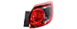 2014 Mazda CX-5 - Driver and Passenger Side, Outer Tail Lights, with Bulbs, Halogen, Mounts on Body