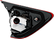 Passenger Side, Inner and Outer Halogen Tail Light, With bulb(s), OE Replacement, CAPA Certified