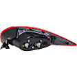 Driver Side, Inner And Outer Halogen Tail Light, With bulb(s), OE Replacement