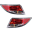 Driver and Passenger Side Halogen Tail Light, With bulb(s), OE Replacement