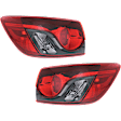 Driver and Passenger Side, Outer Tail Lights, with Bulbs, Halogen, 4-Door, Sport Utility
