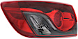 Driver and Passenger Side, Outer Tail Lights, with Bulbs, Halogen, 4-Door, Sport Utility