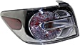 Driver and Passenger Side Halogen Tail Light, With bulb(s), OE Replacement, CAPA Certified